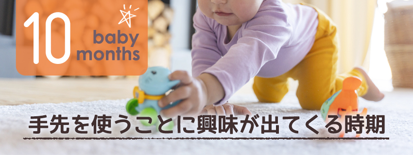生後10か月頃の赤ちゃん向けにおもちゃ・知育玩具を選ぶ際のポイント