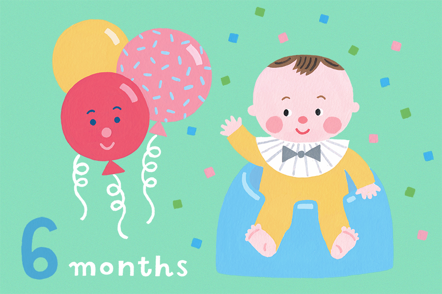 【専門家監修】生後6か月の赤ちゃんの特徴やお世話のポイント、注意点やおすすめのおもちゃを解説