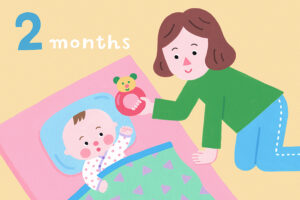 生後2ヶ月の赤ちゃん【専門家監修】発達の特徴やお世話のポイント、授乳間隔や注意点を解説