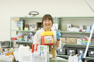 常に高品質なおもちゃを届ける 4人子を持つ発送グループリーダー