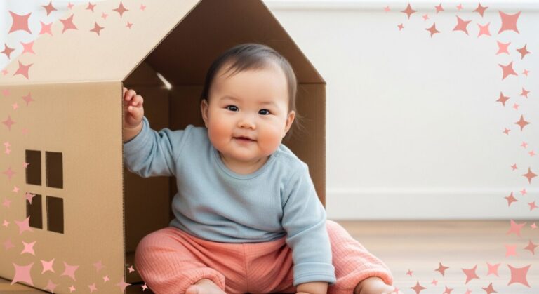 段ボールおもちゃで1歳の成長を応援!【月例別】段ボールおもちゃ5選