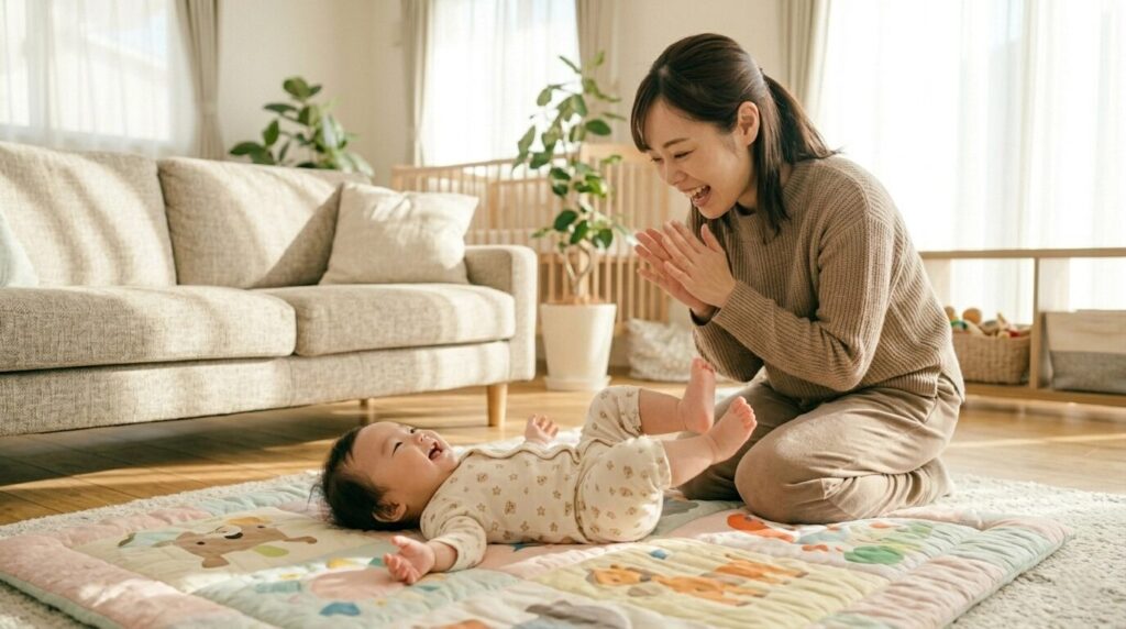 寝返りがえりはいつから？できない原因・安全な練習法を保育士が解説