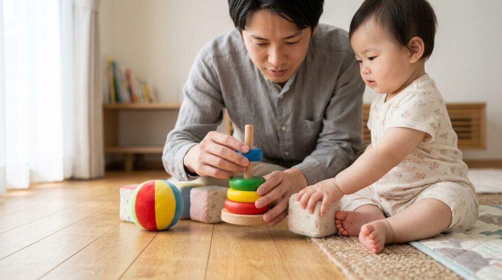 【保育士監修】生後9か月のおもちゃ｜発達に合った選び方と知育玩具