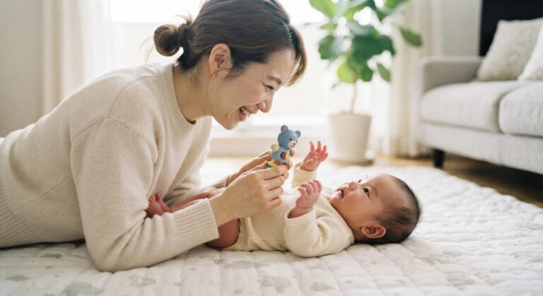 生後1か月のおもちゃの選び方3つのポイント【保育士監修】